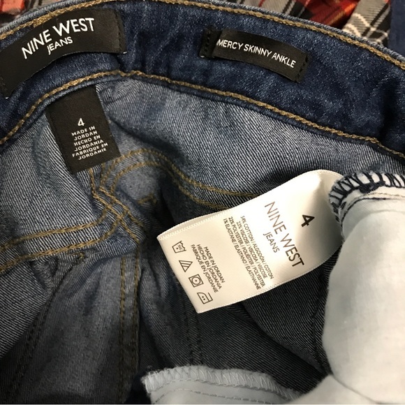 $15 if bundled Nine West Gramercy Skinny Ankle Jeans Pre-owned - Picture 6 of 9